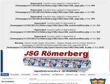 Tablet Screenshot of jsg-roemerberg.de